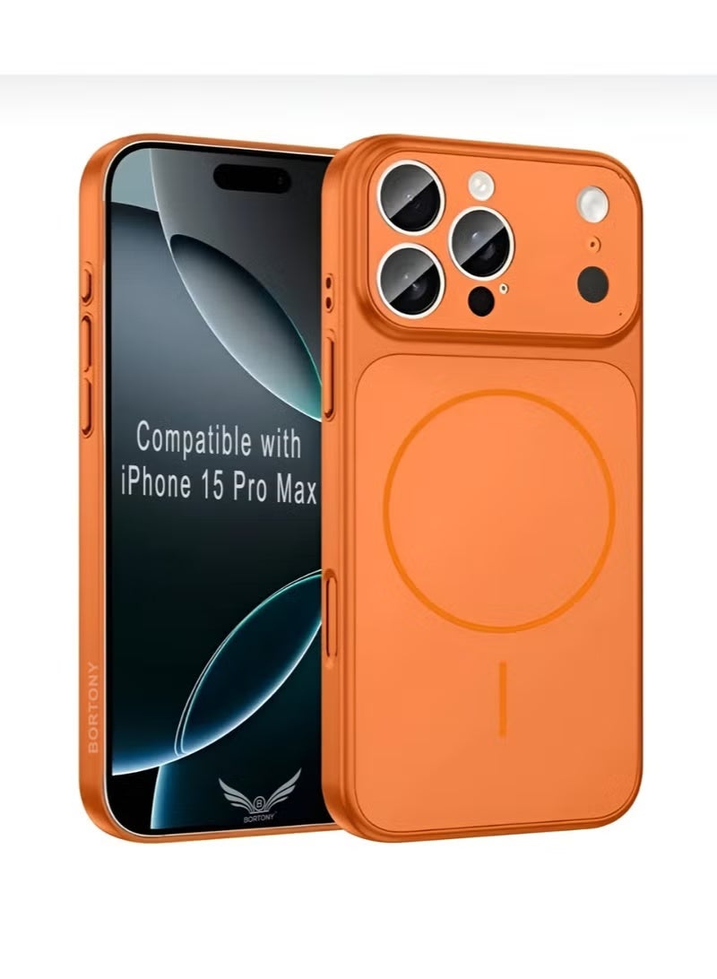 ELTRAZONE Ultra Thin Matte MagSafe Case for iPhone 15 Pro Max 6.7 Inch, Slim Hard Back Cover with Camera Protection, Scratch Resistant Lightweight Phone Case - Image 3