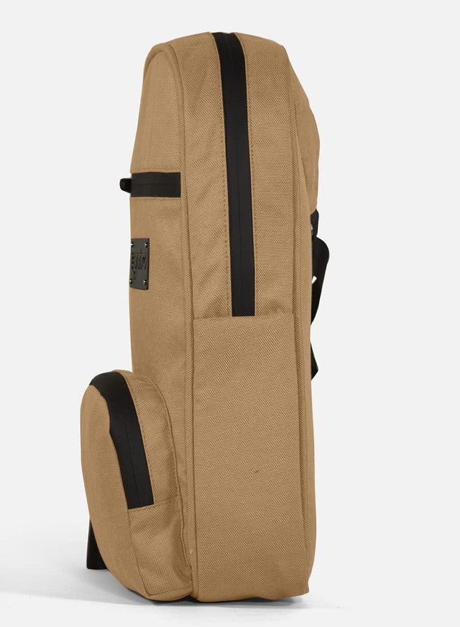 Syutm Squircle Sling Elegant Style Document Money Phone Belt Bag for Men and Women (Khaki) - Image 5