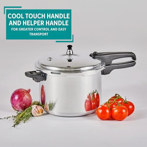 Mirro 92180A Polished Aluminum 10-PSI Pressure Cooker Cookware, 8-Quart, Silver - - Image 5