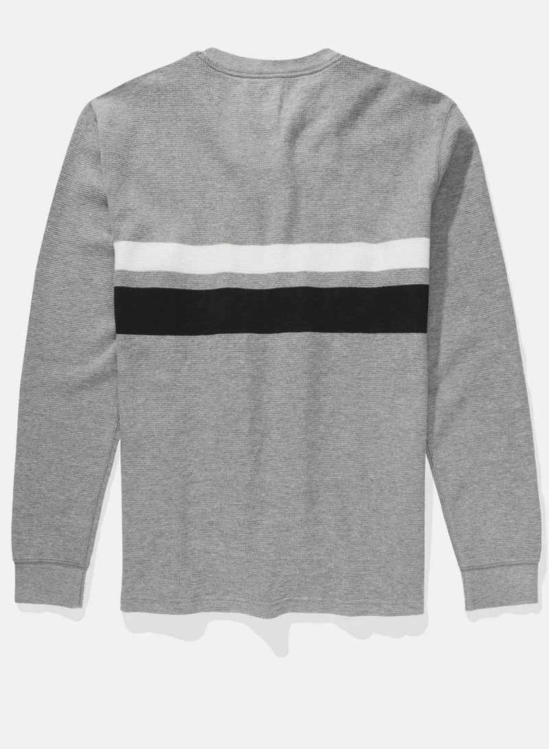 امريكان ايجل Striped Crew Neck T- Shirt