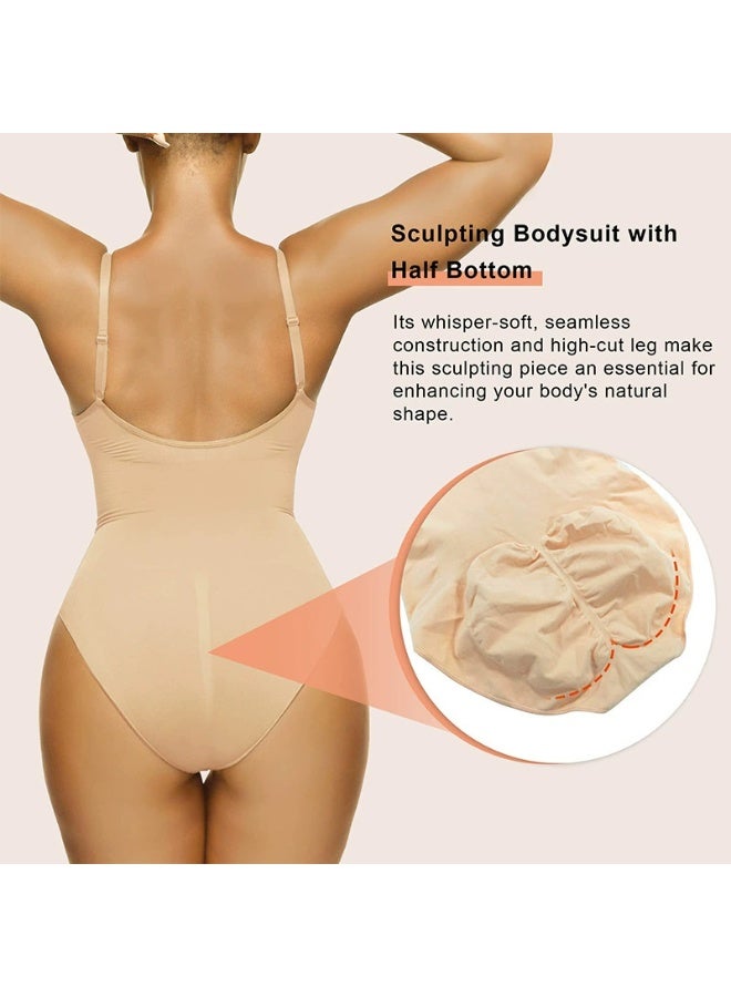 general EUYZOU Shapewear Bodysuit for Women Tummy Control Seamless Body Shaper Top - Image 3