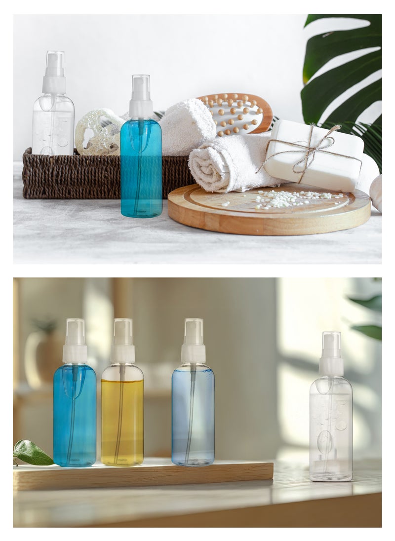 LAWAZIM - Spray Bottle Set - 8-Piece, 80ml – Refillable Fine Mist Travel Bottles with Leak-Proof Caps, Clear Plastic, Portable Size – Ideal for Toiletries, Cleaning, Skincare, Disinfectants - Image 1