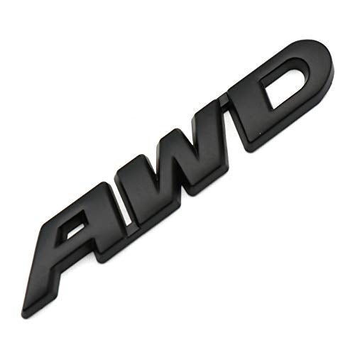 EmbRoom شعار SunteeLong AWD، ملصق جانبي معدني ثلاثي الأبعاد بديل لسيارة الدفع الرباعي 4x4 (أسود) - Image 2