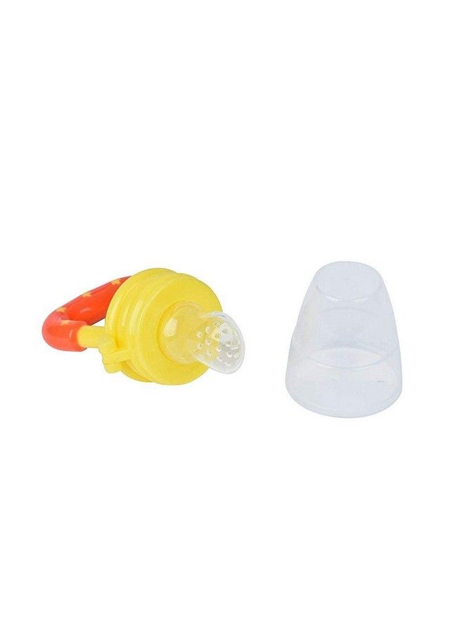 Tinny Tots Baby Pacifier Food Feeder Silicone Fresh Fruit Vegetable Teething Nibbler Feeding Pacifier Bpa Free; Self Soothing Fruit Toy For Toddlers;Infants(4 Months+) (Yellow Pack Of 1) - Image 5