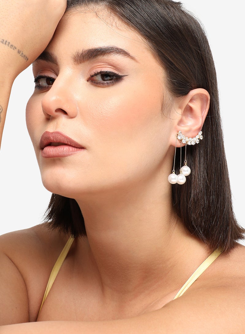 سوهي أقراط حفلات صناعية متدلية مجوهرات - Image 3