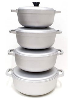 DubaiGallery 4-Piece Pressure Cooking Pots Cast Aluminum Caldero Cookware Sets  - Image 2