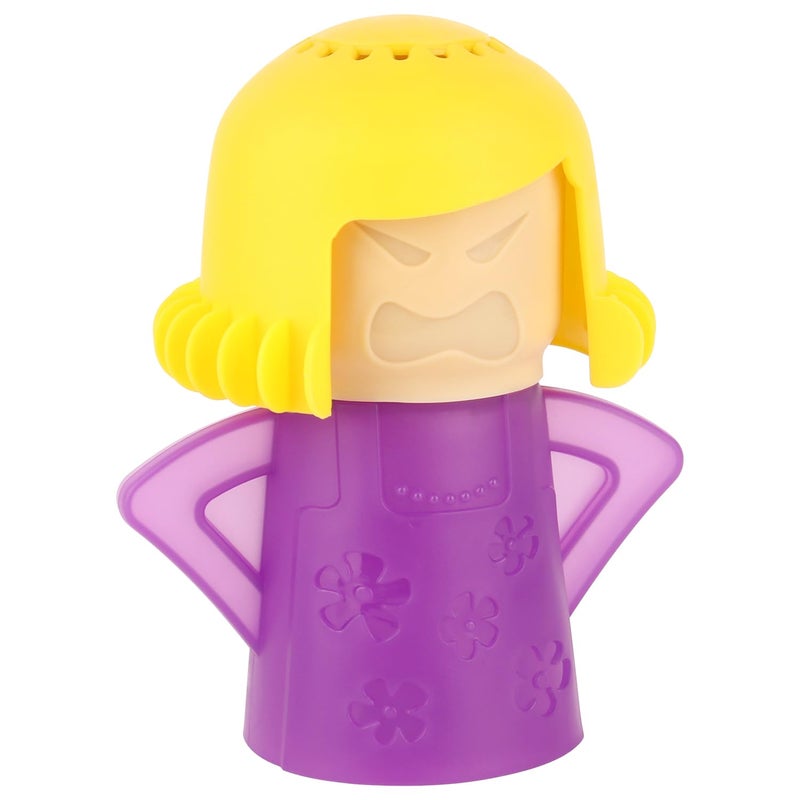 TOPIST Angry Mama Microwave Cleaner Microwave Oven Steam Cleaner Angry Mom Steamer Cleaning Crud Easily in Minutes Steam Cleans and Disinfects with Vinegar and Water for Kitchen