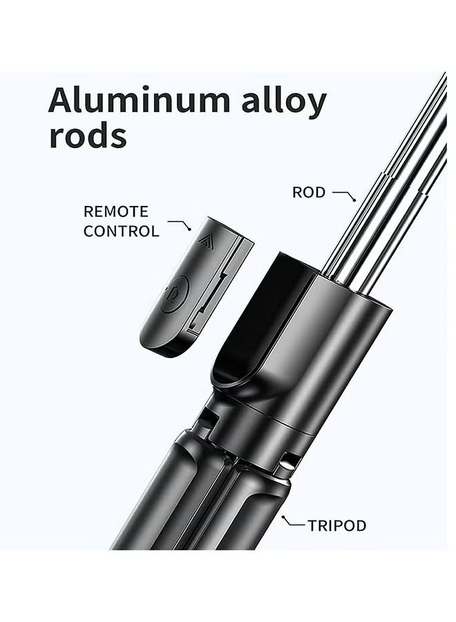 S03 Bluetooth 4.0 Mini Selfie Stick for SmartPhones Camera Black - Image 3