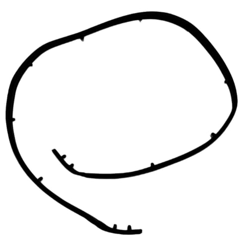 Generic 86357-D4000, 86357-D5000, Front Bumper Upper Strip Rubber Trim Seal For Kia Optima 2016-2020 - Image 4