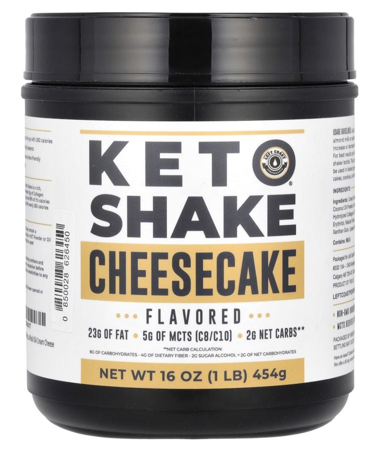 Left Coast Performance Keto Shake Cheesecake 16 oz (454 g)