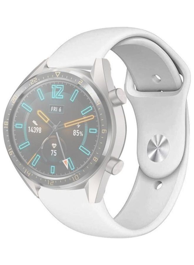 NIBEMINENT Replacement Strap For Huawei Watch GT2e/GT2 46mm White - Image 1