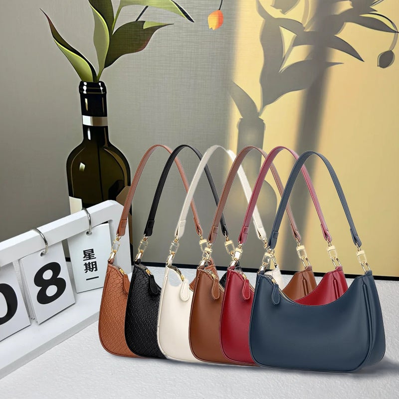 Women's PU Shoulder Bag - Minimalist Crossbody Tote for Summer - Image 2