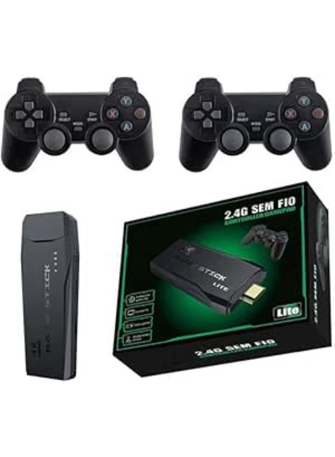 وحدة تحكم ألعاب MEISASION Game Stick 8k Video Portable Classic Arcade Box 64GB Lite 4k 10000 Game Stick (ألعاب الفيديو)