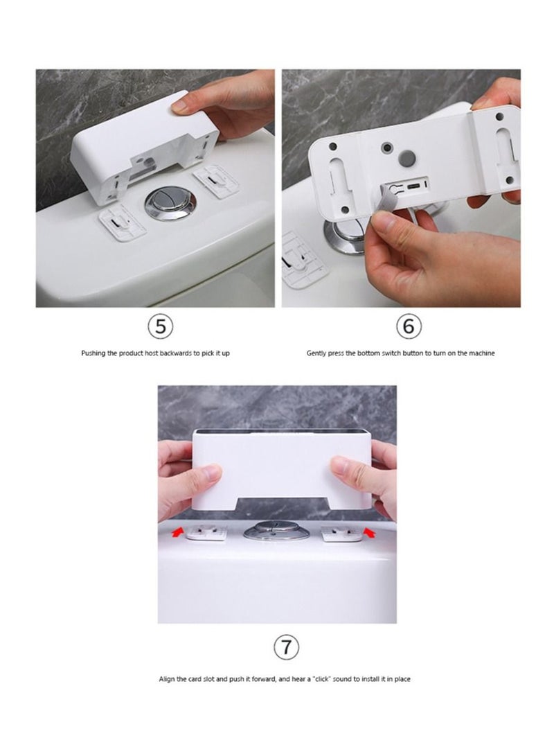 Automatic Toilets Flush Sensor, Non-Contact Intelligent Flush Button, IPX5 Waterproof and Splash-Proof, Ideal for Home and Hotel Bathrooms  - Image 4