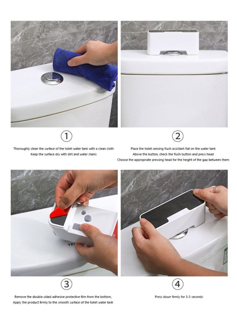 Automatic Toilets Flush Sensor, Non-Contact Intelligent Flush Button, IPX5 Waterproof and Splash-Proof, Ideal for Home and Hotel Bathrooms  - Image 5