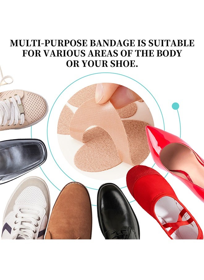 Elaimei - ELAIMEI Foot Anti-Wear Special-Shaped Stickers Anti-Wear Feet Foot Protection Anti-Wear Stickers 132 Pieces/Box - Image 1