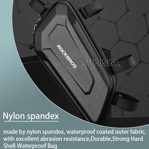 WOOGA Motorcycle Side Bag Waterproof,Tool Bag,Large Capacity,3.5 Gal (1.5 L),Hard Shell Carbon Look Water Stopping Zipper fit for Ho&nda REBEL CMX 250 CMX 300 CMX500 CMX 1100 (1 Pair Bag) - Image 2