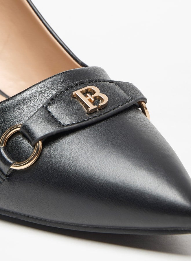 Flora Bella By Shoexpress Solid Slip-On Pumps with Stiletto Heel - Image 5