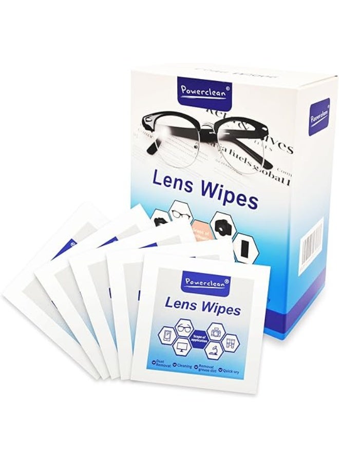 مناديل تنظيف عدسات وشاشات مبللة مسبقاً سهلة الحمل - Image 1