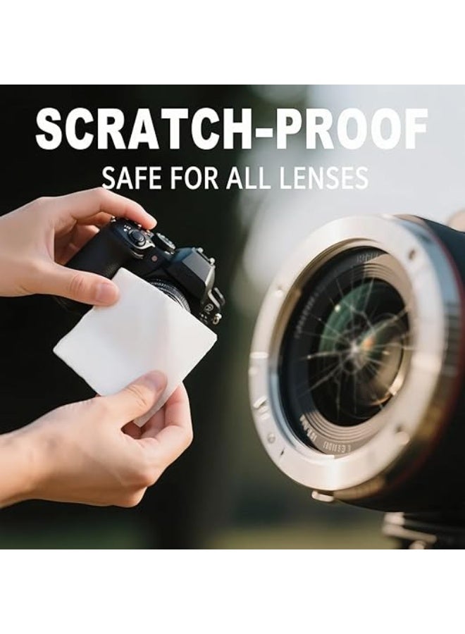 مناديل تنظيف عدسات وشاشات مبللة مسبقاً سهلة الحمل - Image 2