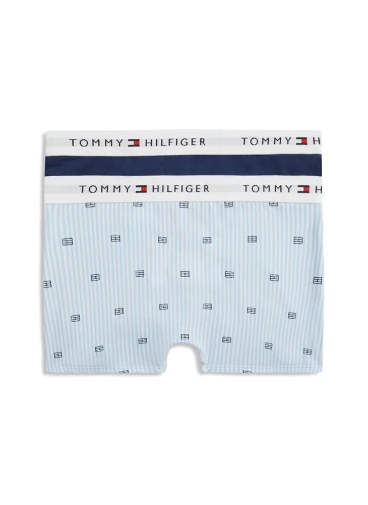 TOMMY HILFIGER Kids 2 Pack Signature Trunks