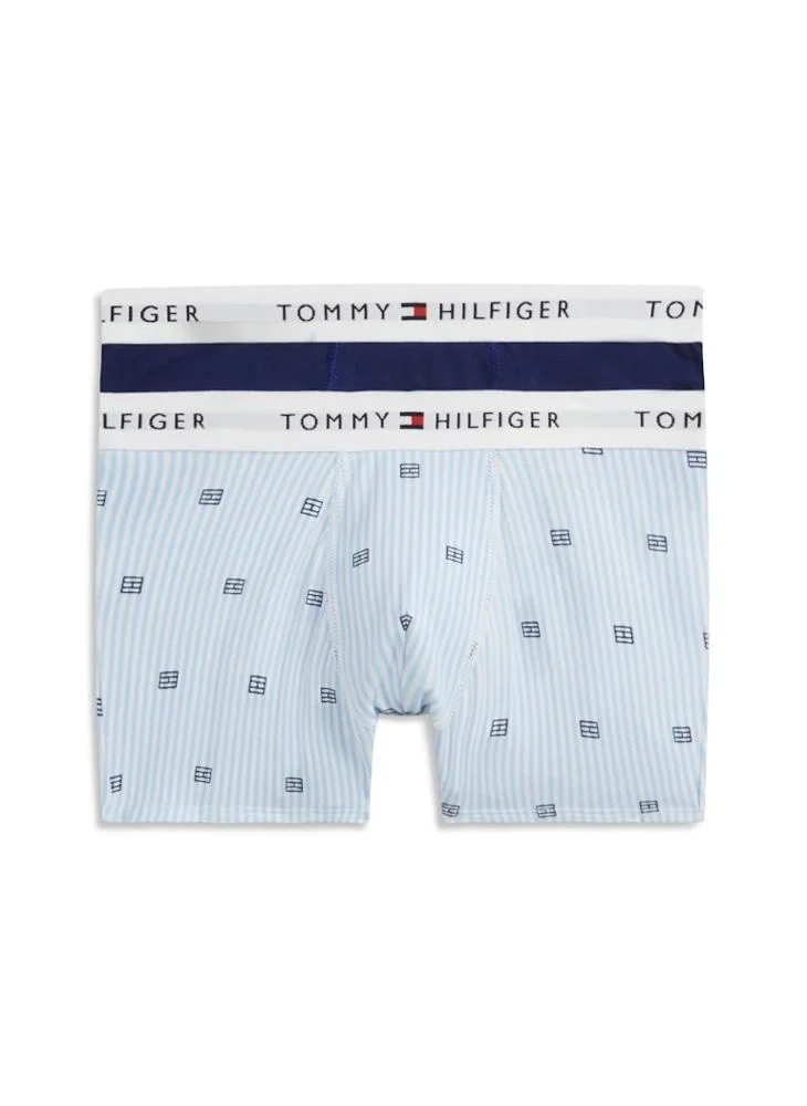 TOMMY HILFIGER Kids 2 Pack Signature Trunks
