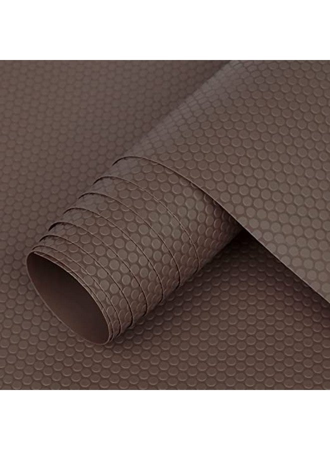 ElastPro حصيرة/ورقة مضادة للانزلاق من EVA بدرجة غذائية قابلة للغسل (30 سم × 1.5 م) بني قهوة ElastPro لثلاجة، بطانة رف، طاولة، درج مطبخ (ملمس نقاط دائرية، بني قهوة) - Image 1
