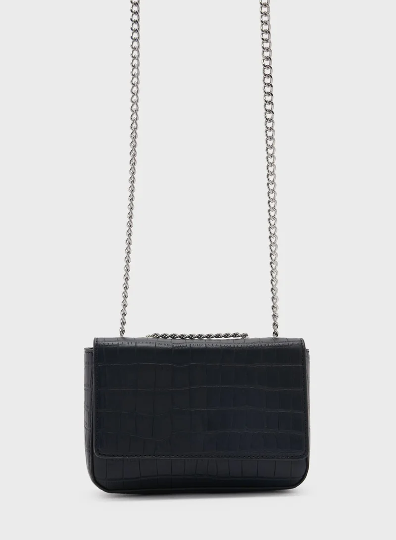 ELLA Croc Chain Crossbody