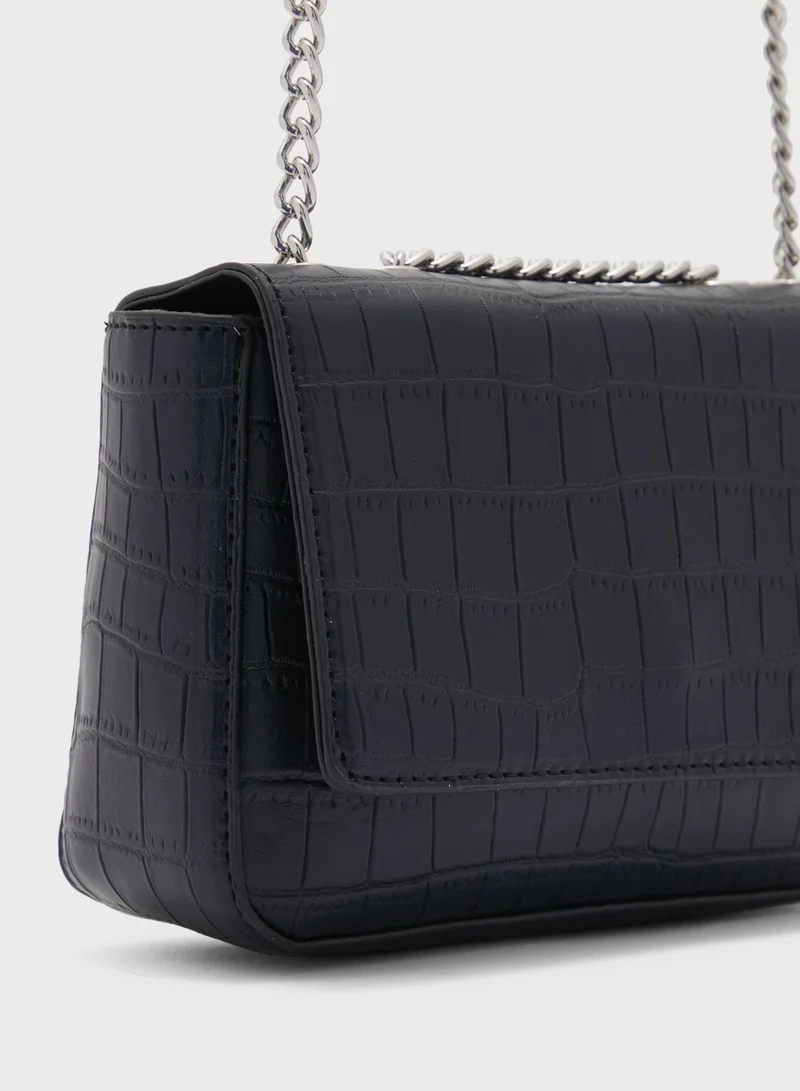 ELLA Croc Chain Crossbody