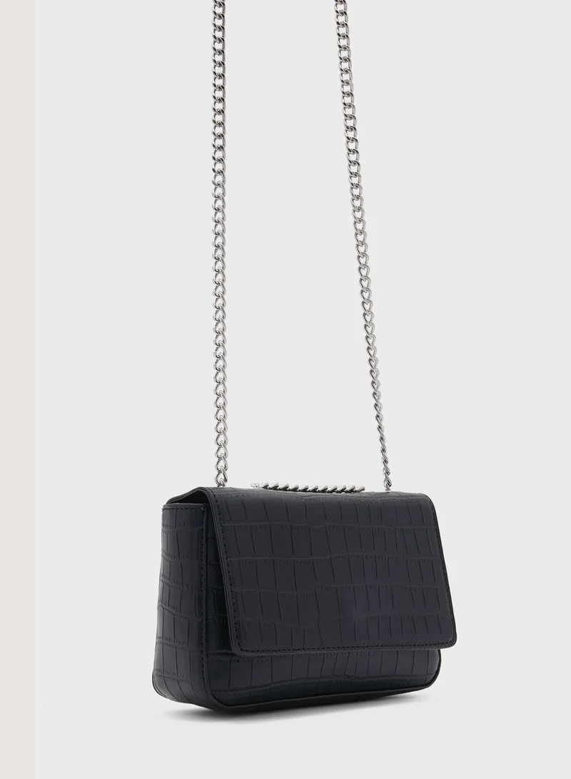 ELLA Croc Chain Crossbody