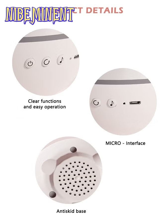 NIBEMINENT جهاز عرض النجوم ضوء الليل للأطفال، جهاز عرض ضوء الليل للأطفال مع جهاز تحكم عن بعد مؤقت تلقائي قابل للتعتيم لتزيين غرفة النوم ضوء الليل القابل لإعادة الشحن للأطفال الأولاد والبنات هدية للرضع ضوء غرفة الأطفال ضوء الليل للأطفال - Image 4