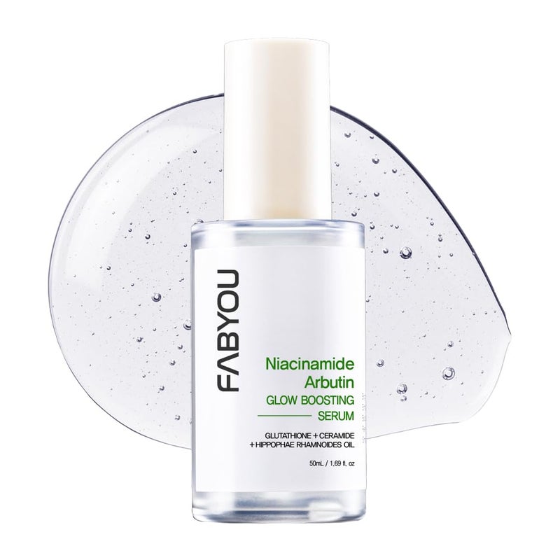 FABYOU Niacinamide Arbutin Glow Boosting Serum 169 Oz  Clarifying Pore Care with 10 Niacinamide  Arbutin Fast AbsorbingRadiant Skin ToneKorean Skin Care