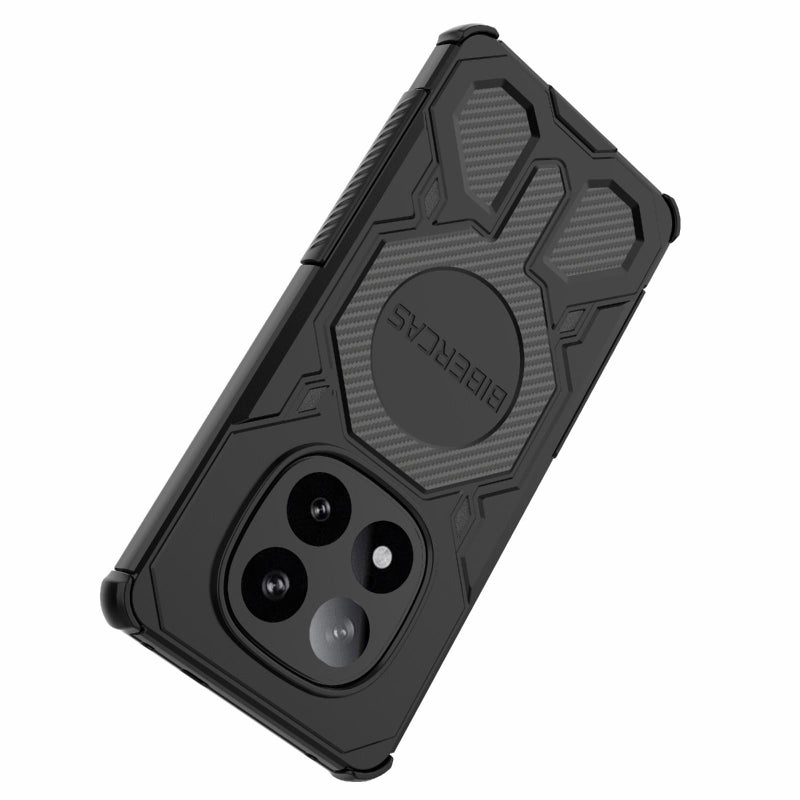 BIBERCAS For Redmi Note 14 Pro+ 5G Real Color Series Magsafe Shockproof Phone Case(Green) - Image 4