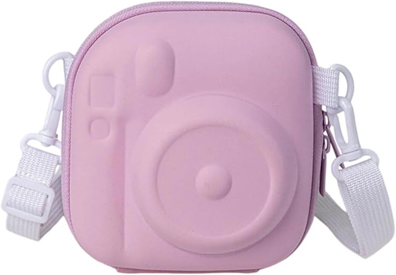 Purple Crossbody Camera Bag Waterproof Shell Soft Interior Mesh Pockets - Image 2