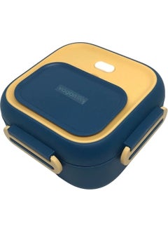 Lunch Box BL2107 Single-Deck Steel Blue-Yellow