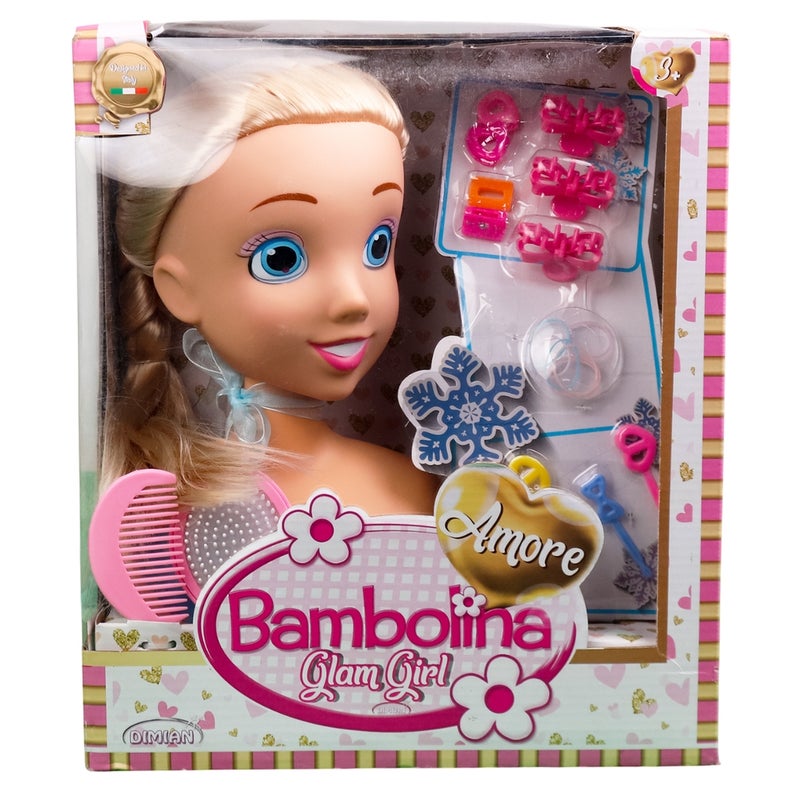 بامبولينا دمية رأس بامبولينا الأميرة 25 سم للتزيين مع الأكسسوارات - 9239 - Image 2