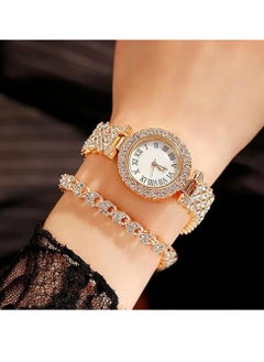modio Modio U93 Mini 36 mm Smart Watch with 3 Pair Strap and Stylish analogue Watch with Diamond Jewellery Accessories Combo for Ladies and Girls  - Image 4