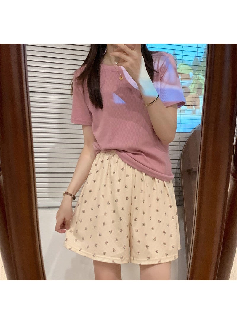 Generic - Summer Cartoon Sleep Shorts Women Casual Home Wear Love shorts - Image 1