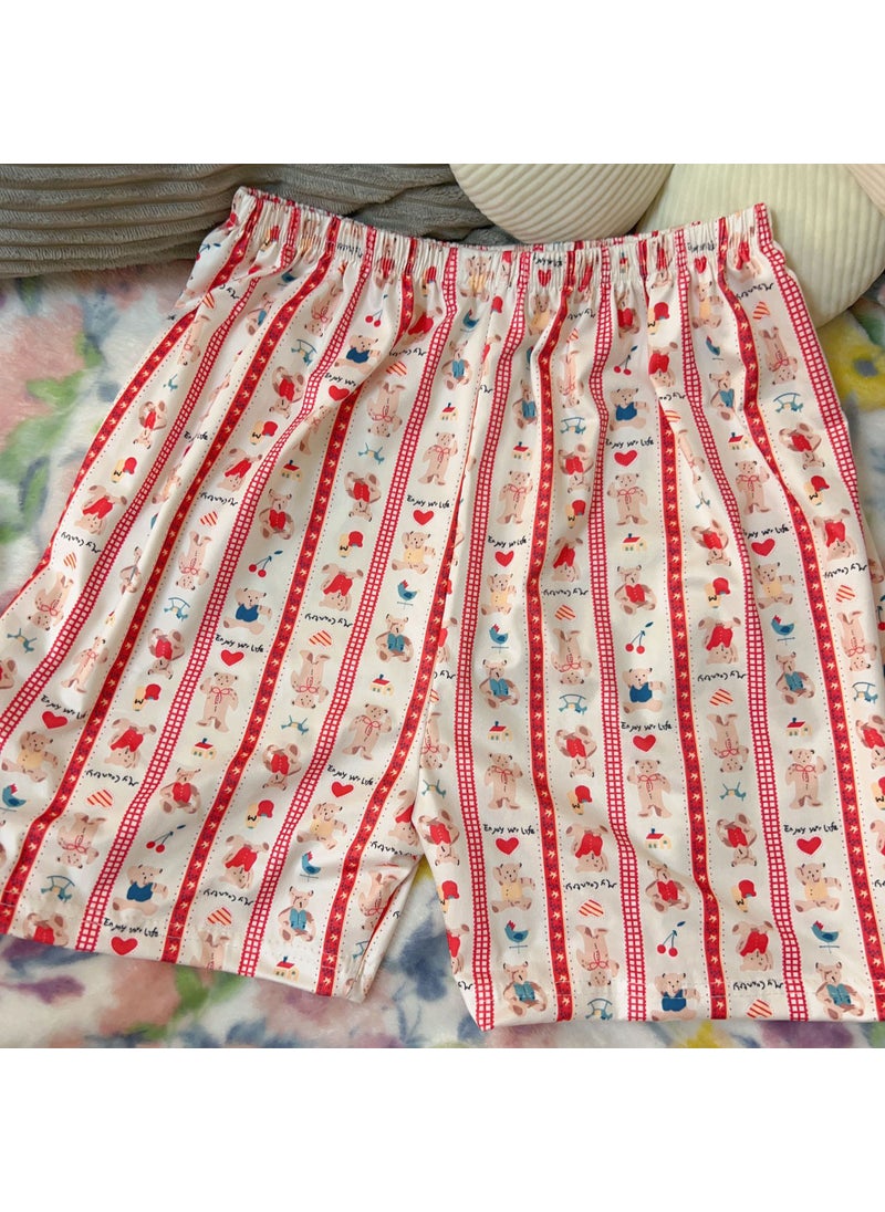 Generic - Summer Cartoon Sleep Shorts Women Casual Home Wear Love shorts - Image 1