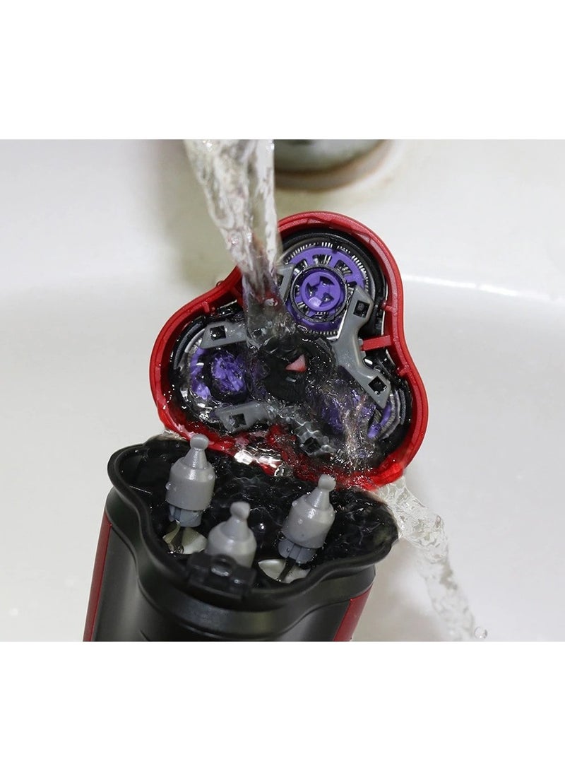 NIKAI ماكينة حلاقة للرجال ماكينة حلاقة مقاومة للماء غسول جسم مجموعة حلاقة كهربائية - Image 4