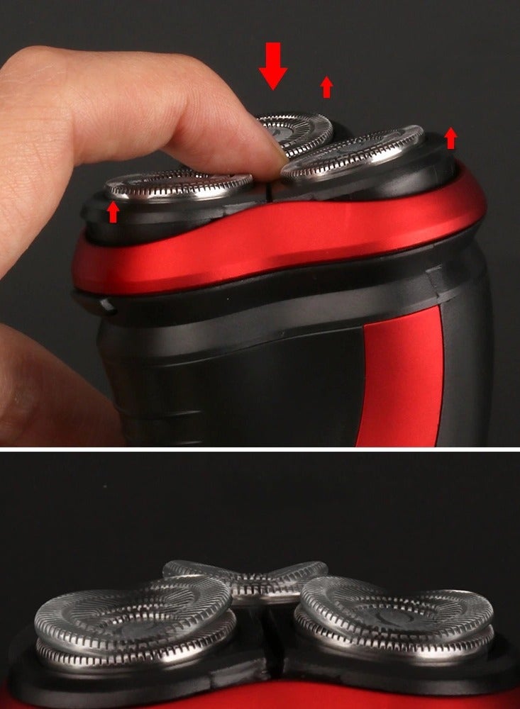 NIKAI ماكينة حلاقة للرجال ماكينة حلاقة مقاومة للماء غسول جسم مجموعة حلاقة كهربائية - Image 5