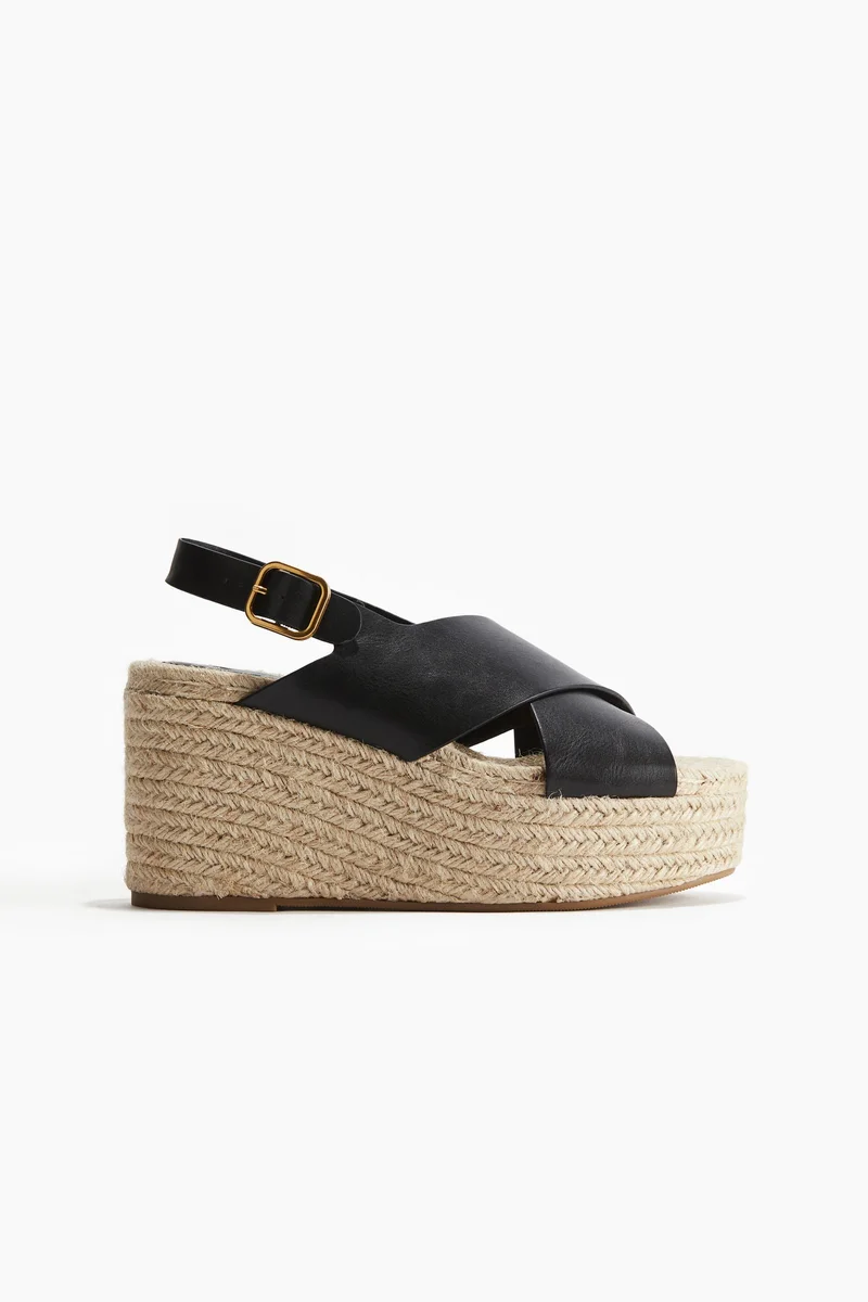 H&M Wedge-heeled espadrilles
