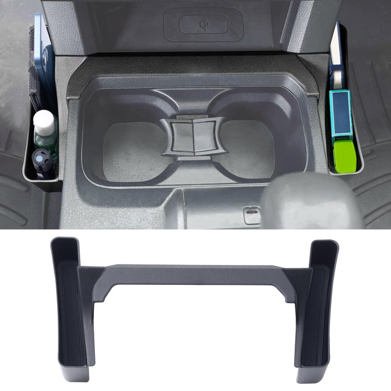 JKCOVER OEM Texture Center Console Gear Shift Organizer Tray Compatible with Toyota Tacoma 2023 2022 2021 2020 2019 2018 2017 2016 Interior Accessories Storage BoxNot for Manual Transmission