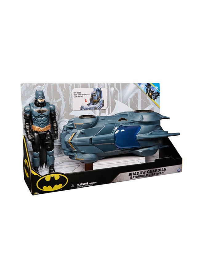 SPIN MASTER - DC BATMAN BATMOBILE VEHICLE  WITH 12-INCH ACTION FIGURE - Image 1