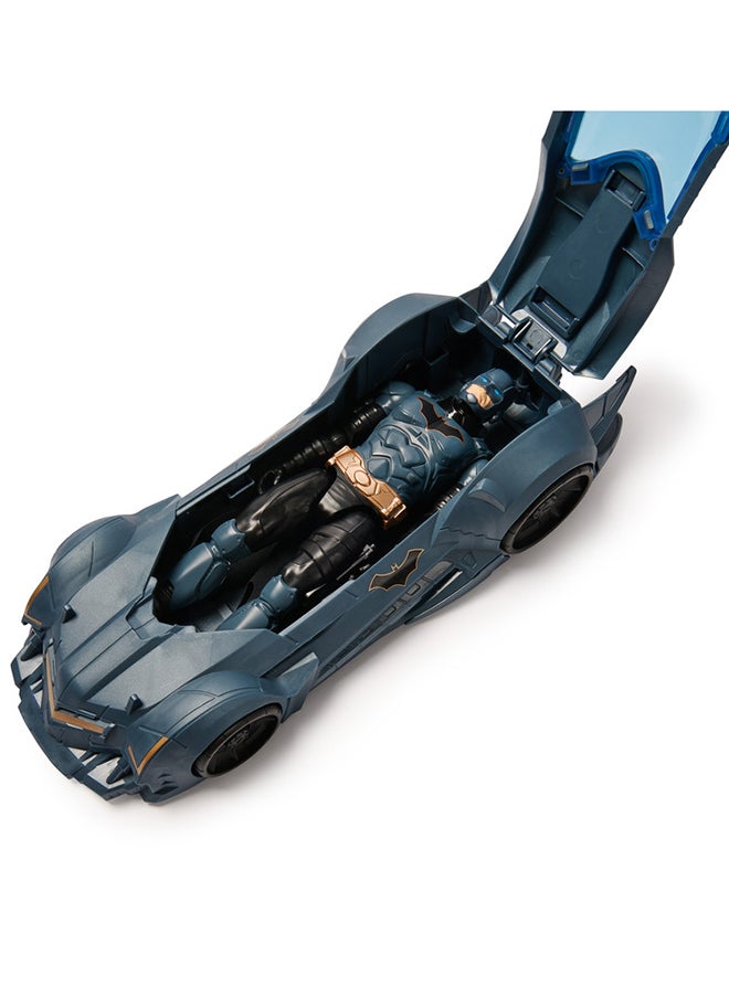 SPIN MASTER - DC BATMAN BATMOBILE VEHICLE  WITH 12-INCH ACTION FIGURE - Image 1