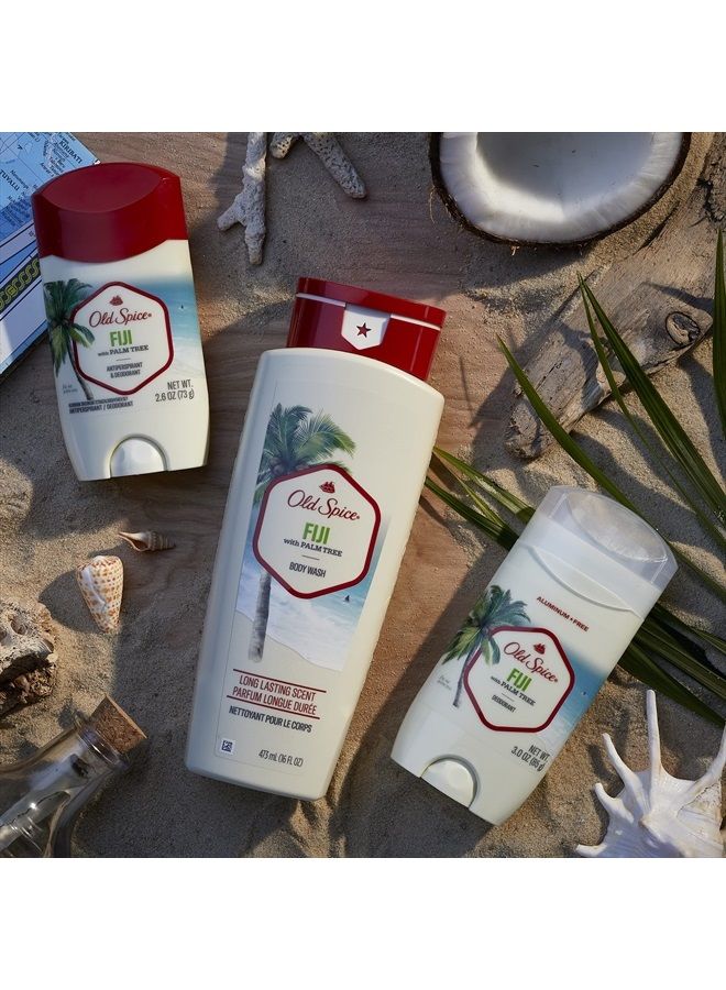 Old Spice Invisible Solid Antiperspirant Deodorant for Men Fiji with Palm Tree Scent Inspired by Nature, 2.6 oz - Image 4