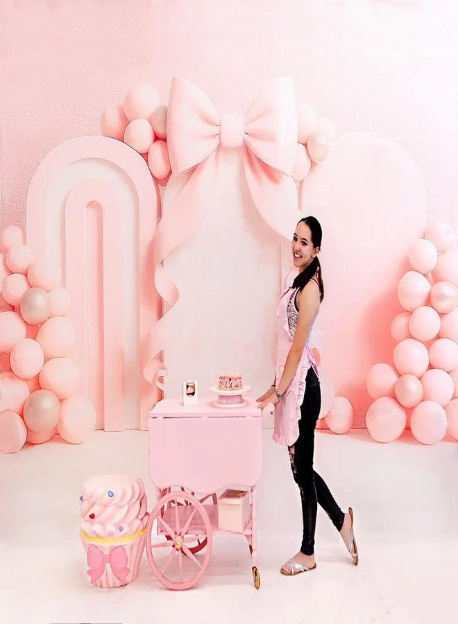 Kate 1st Birthday Backdrops Kids Photography Backdrop Pink Girls Newborn Balloons Decorations, 7x5ft - Image 3