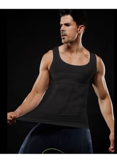Spall Mens Slimming Body Shape Wear Corset Vest Shirt Compression Abdomen Tummy Belly Control  - Image 5