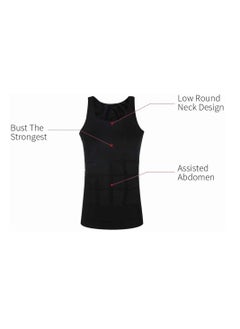 Spall Mens Slimming Body Shape Wear Corset Vest Shirt Compression Abdomen Tummy Belly Control  - Image 4