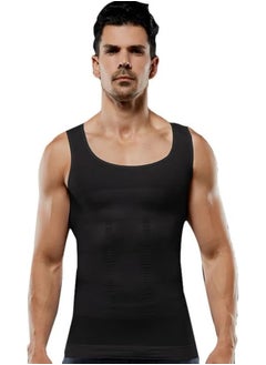 Spall Mens Slimming Body Shape Wear Corset Vest Shirt Compression Abdomen Tummy Belly Control  - Image 1